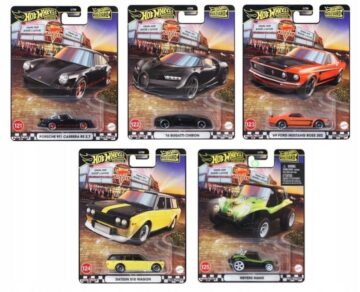 Hot Wheels Premium Boulevard zestaw 5 autek