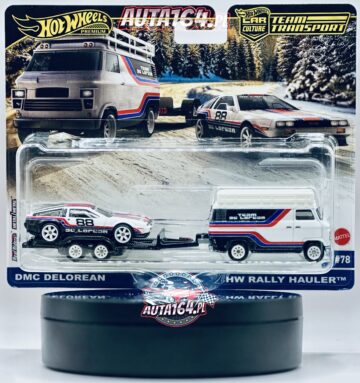 Hot Wheels Team Transport - DMC DELOREAN HW RALLY HAULER
