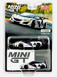 Mini GT - 761 Mijo Exclusive Honda NSX GT3 EVO AlphaTauri Yuki Tsunoda 2023 Red Bull Formula Nurburgring