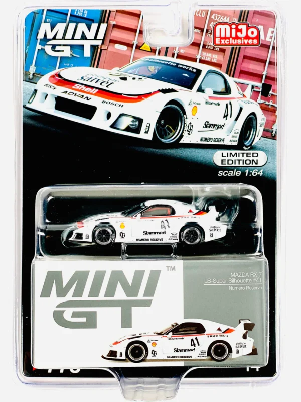 Mini GT - 773 Mijo Exclusive MAZDA RX-7 LB-Super Silhouette #41 Numero Reserve