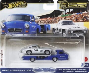 Hot Wheels - Mercedes-Benz 300SL + 55 Mercedes-Benz Blaues Wunder