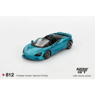 Mini GT – 812 MCLAREN 750S SPIDER Niebieski