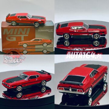 Mini GT - 1122 FORD MUSTANG MACH1 1971 RED (MGT01122-L)