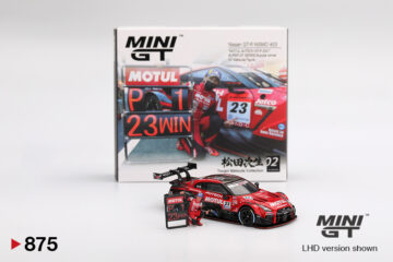 Mini GT – 875 Nissan GT-R (R35) With Matsuda Figure #23 Motul Autech Suzuka Winner 2021 MGT00875