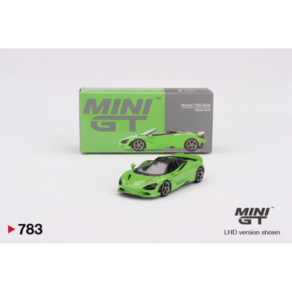 Mini GT - 783 2023  McLaren 750s Spider, Green