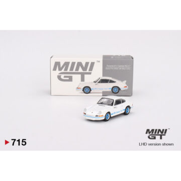 MINI GT - 715 PORSCHE 911 Carrera RS 2.7 Grand Prix White/Green