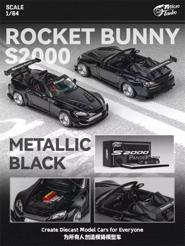 Microturbo - Custom s2000 Rocke Bunny - Metallic Black