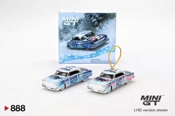 Mini GT - 888 Lincoln Capri Christmas Hot Rod By Tim Sadchikov Edition Limited 2024