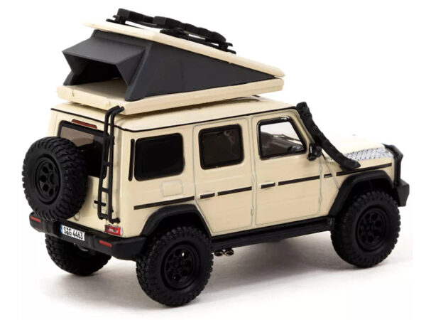 Tarmac Works - Mercedes-Benz G-Class G63 AMG Camping (Beige White) Kamper - obrazek 2