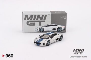 Mini GT – 960 Jaguar C-X75 Silver 2010