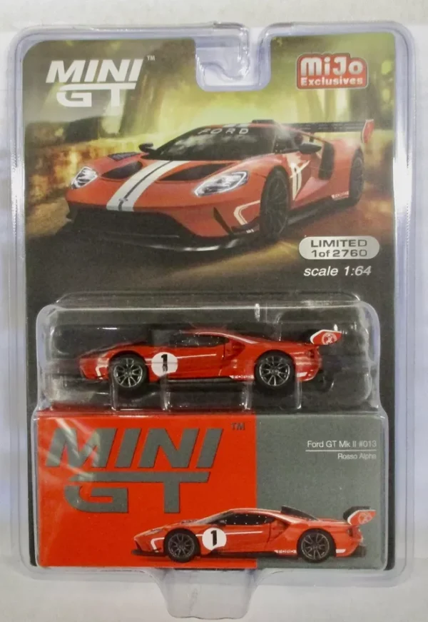 Mini GT - 603 Mijo Exclusive Ford GT MK II #013 Rosso Alpha